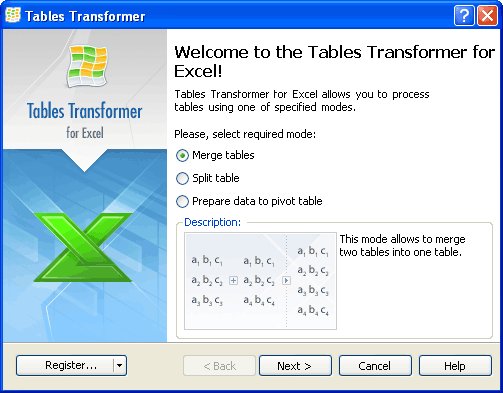 Tables Transformer For Excel - Download & Review