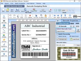 Label Design Barcode Application