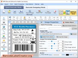 Barcode Creator for Healthcare Industry