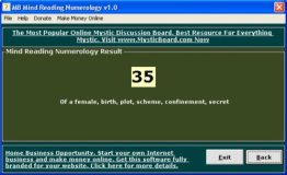 MB Mind Reading Numerology