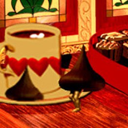 3D Dancing Chocolate Kisses