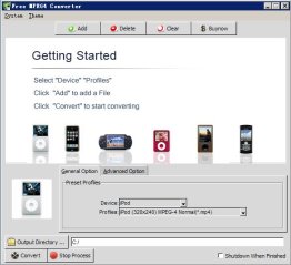Free MPEG4 Converter Pro