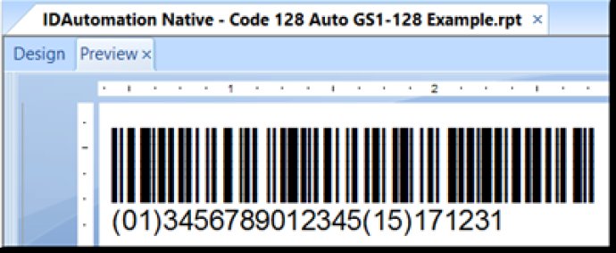 Crystal Reports 2D Barcode Generator