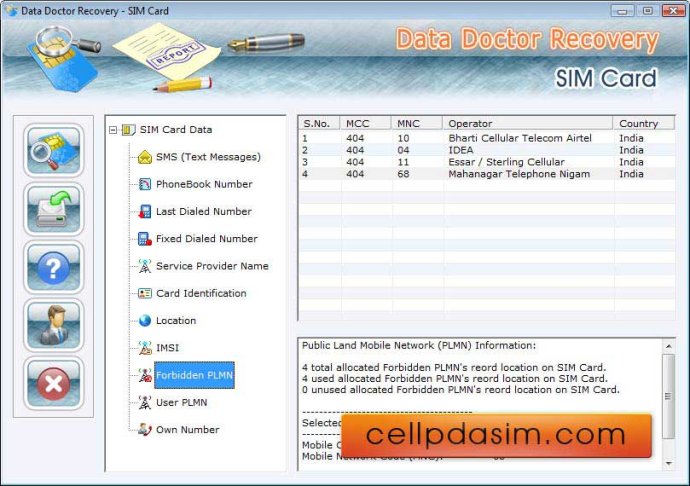 Data Doctor Recovery Mobile SIM Card