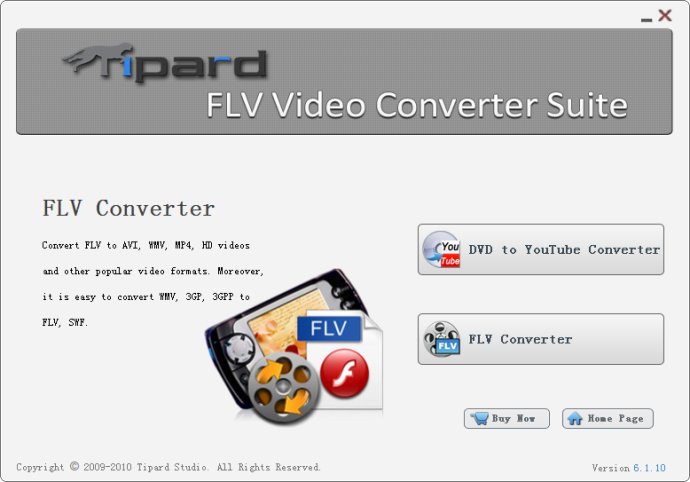 Tipard FLV Video Converter Suite