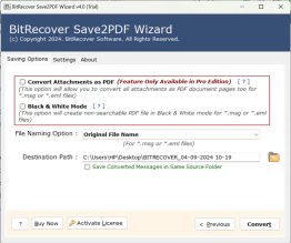 BitRecover Save2PDF Wizard