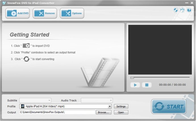 SnowFox DVD to iPad Converter