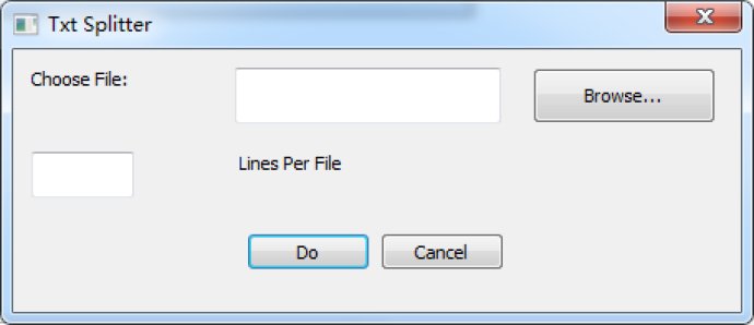 Simple Text File Splitter