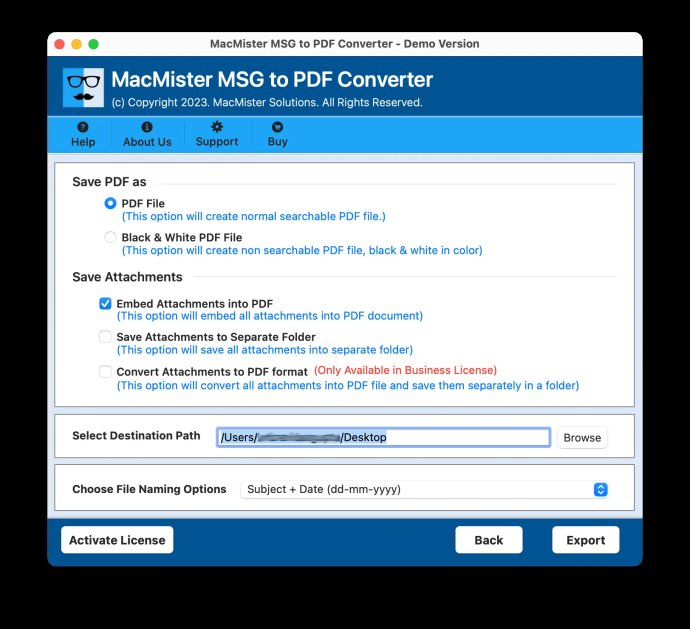 Batch Migrate MSG to PDF on MacOS Batch Migrate MSG to PDF on MacOS