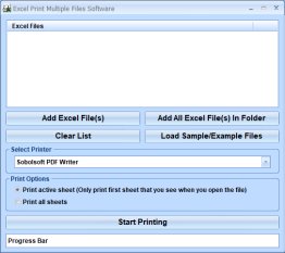 Excel Print Multiple Files Software