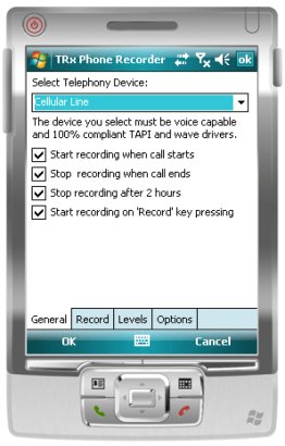 TRx Call Recorder Windows CE