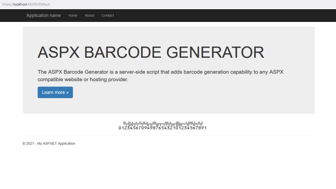 ASPX USPS Intelligent Mail Barcode Scrip