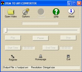 OGM to AVI Converter