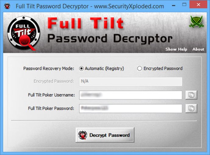 Password Decryptor for Full Tilt