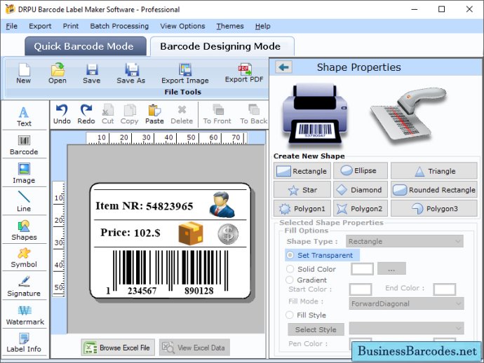 Barcode Label Design Software