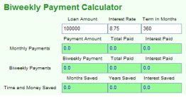 MoneyToys Biweekly Payment Calculator