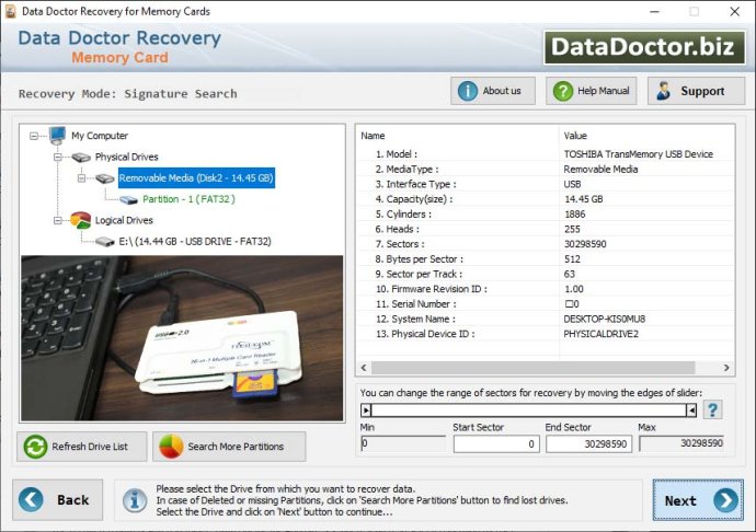 Memory Card Files Restore Memory Card Files Restore