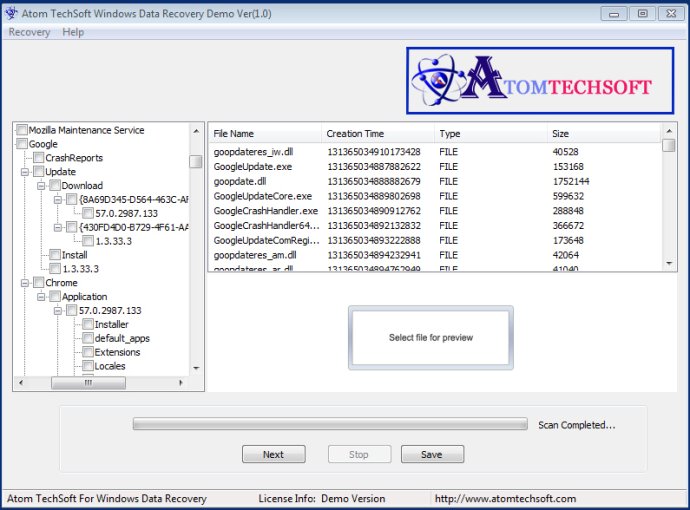 Atom TechSoft Data Recovery Solutions