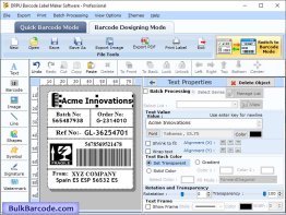 Bulk Barcode Generator Software