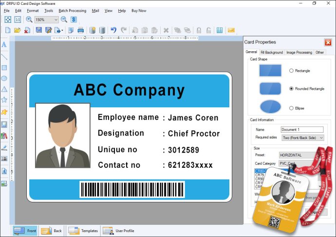 ID card Design Maker Software