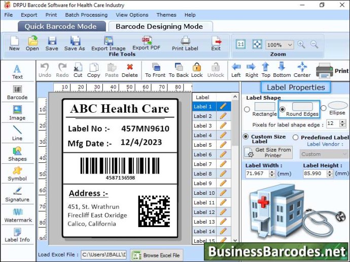 Pharmacy Barcodes Maker Application