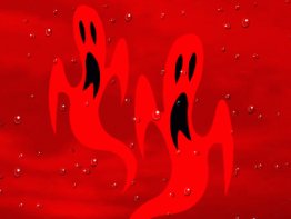 Ghostly Souls Halloween Wallpaper