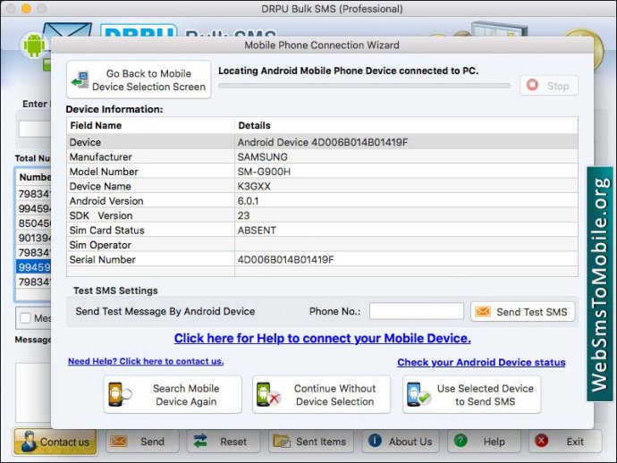 Bulk SMS Software for Mac Bulk SMS Software for Mac