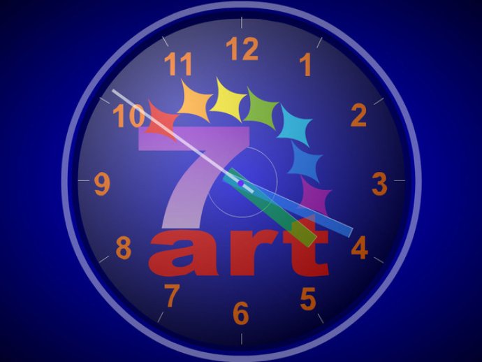 7art Standard Clock ScreenSaver