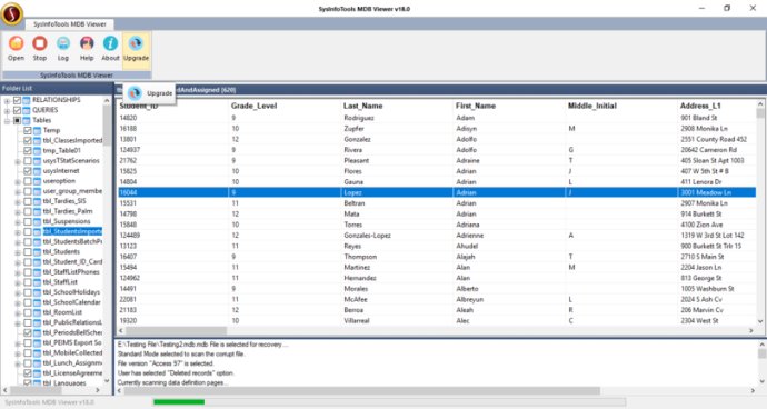 SysInfoTools MDB Viewer Software