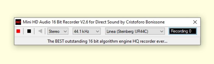 Mini HD Audio 16 Bit Recorder