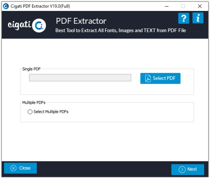 Cigati PDF Extractor