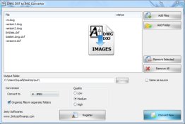 DWG DXF to Images Converter
