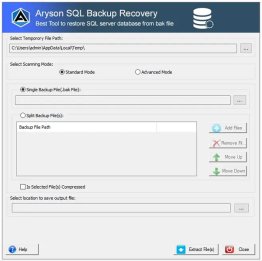 Aryson SQL Backup Recovery