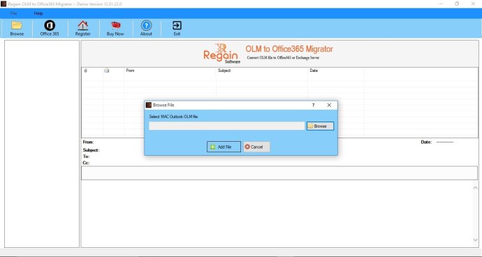 Regain OLM to Office 365 Migration