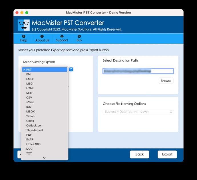 PST to CSV Converter