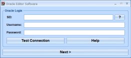 Oracle Editor Software