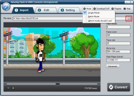 Amazing Flash to WMV Converter