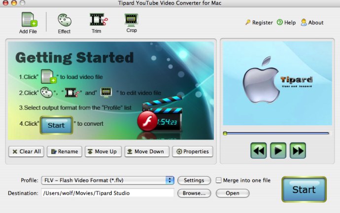 Tipard YouTube Video Converter for Mac