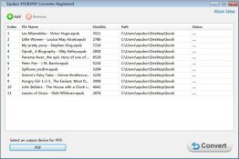 Epubor ePub to PDF Converter
