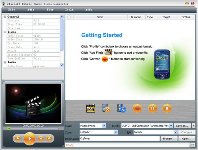 iMacsoft Mobile Phone Video Converter