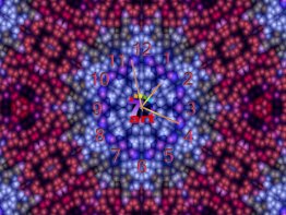 7art Kaleidoscopic Clock ScreenSaver
