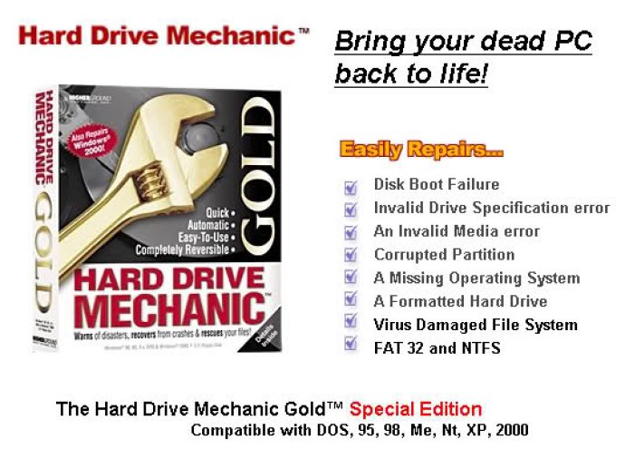 The Hard Drive Mechanic Gold Special Edition
