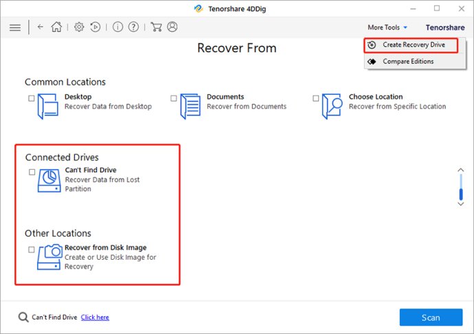 Tenorshare 4DDiG Data Recovery