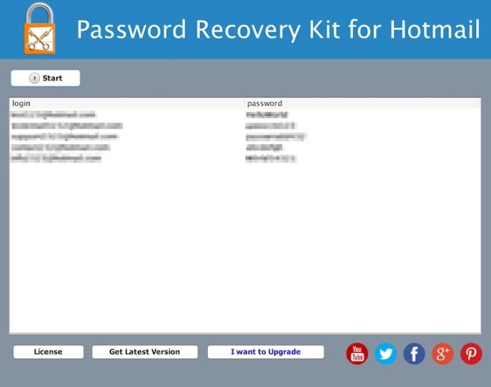 Password Recovery Kit for Hotmail
