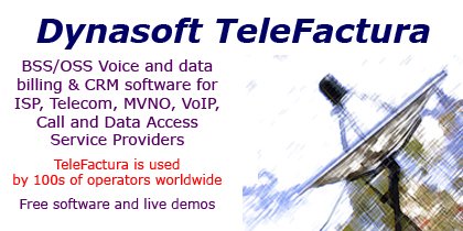 Dynasoft TeleFactura Telecom ISP CDR Dynasoft TeleFactura Telecom ISP CDR