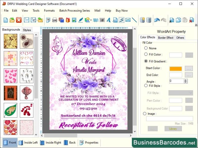 Wedding Invitation Design Software