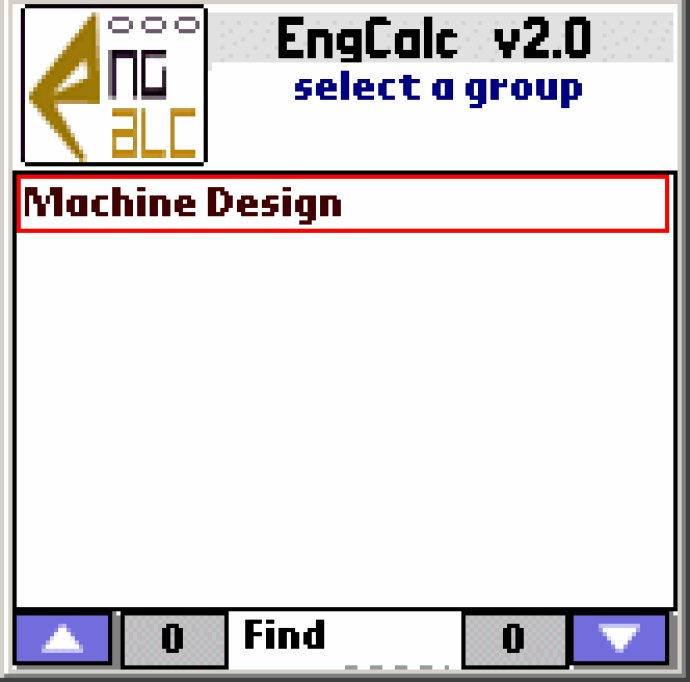 EngCalc(Machine Design)- Palm Calculator