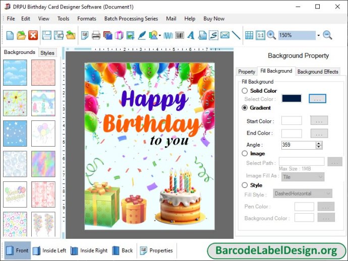 Birthday Card Templates Maker Tool