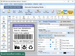 Standard Business Barcode Label Tool