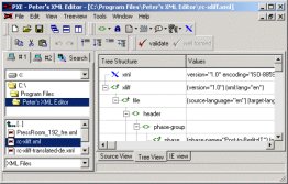 Peter's XML editor